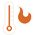 high temperature icon