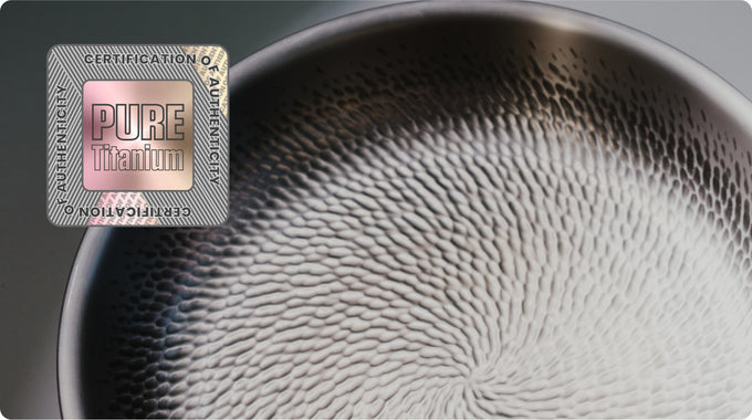100% Certified Pure Titanium